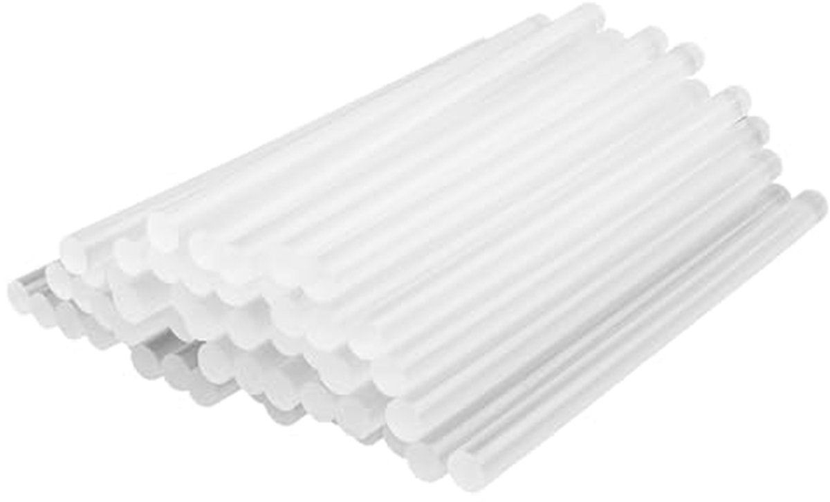 Universele Lijmpatronen - Hete Lijm Sticks - Klusprojecten Uitvoeren - Hoge Temperatuur - Ø 11 mm 20 cm - Helder Transparant