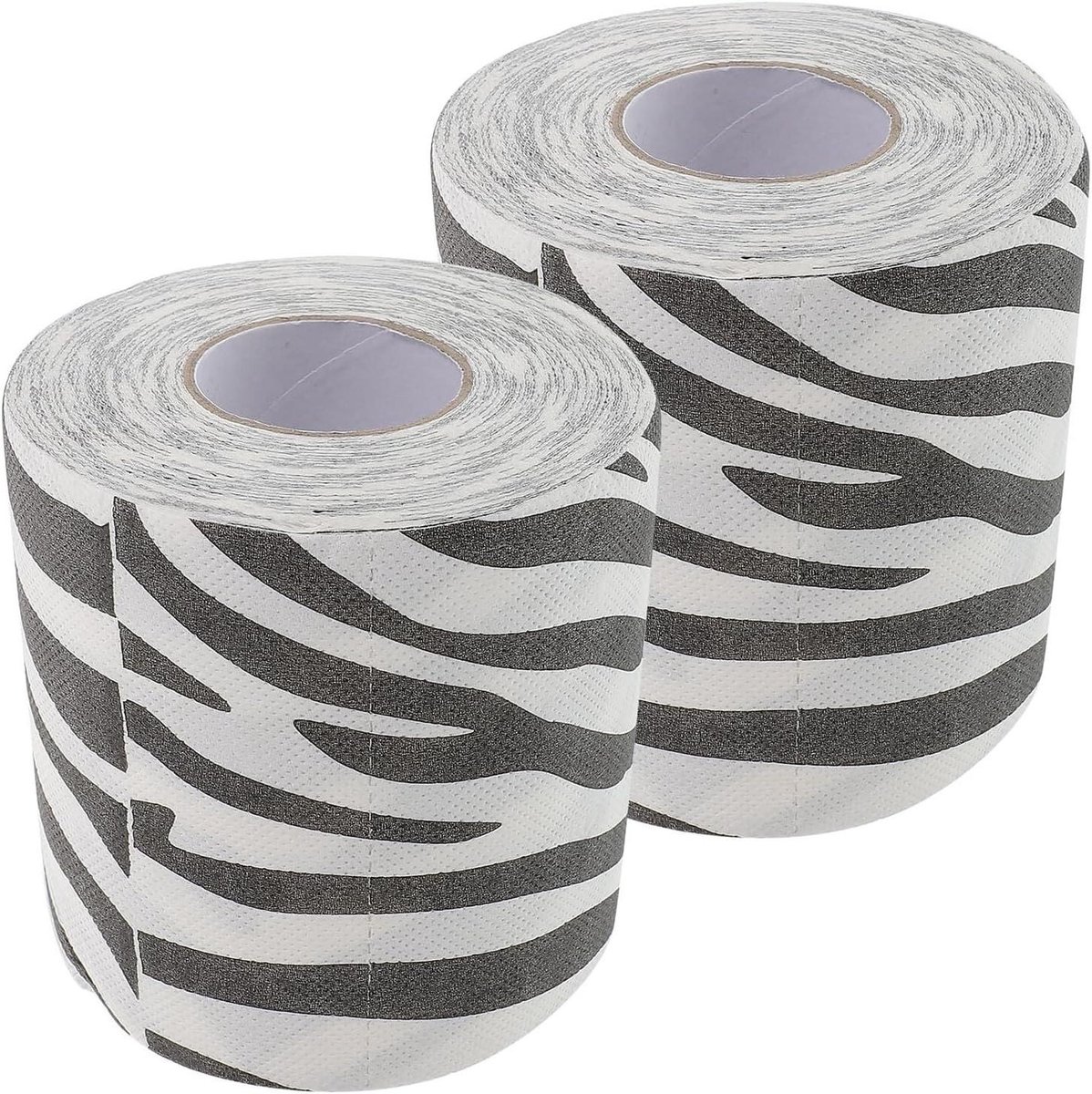Toiletpapier Zebraprint - Zacht Papier - Dagelijks Gebruik - Scheurvast - 2 Rollen - Multi