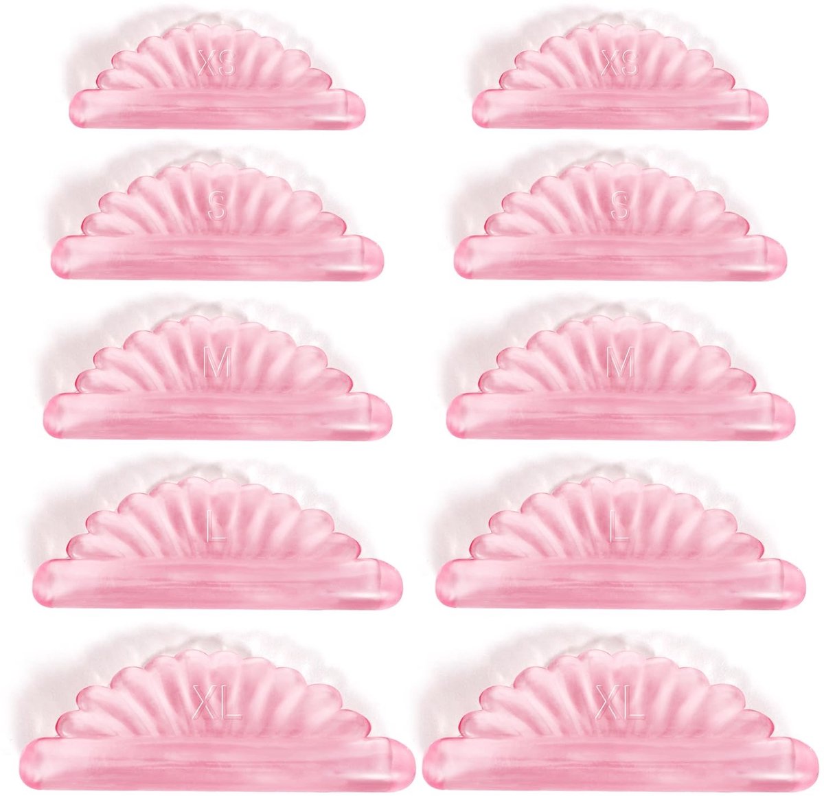 Dailygoods- Lashlift Pads 10 Paar - Zelfklevende Shields - C-Curl Pad - Siliconen - Lichtgewicht - Herbruikbaar - Wimperlift Pads