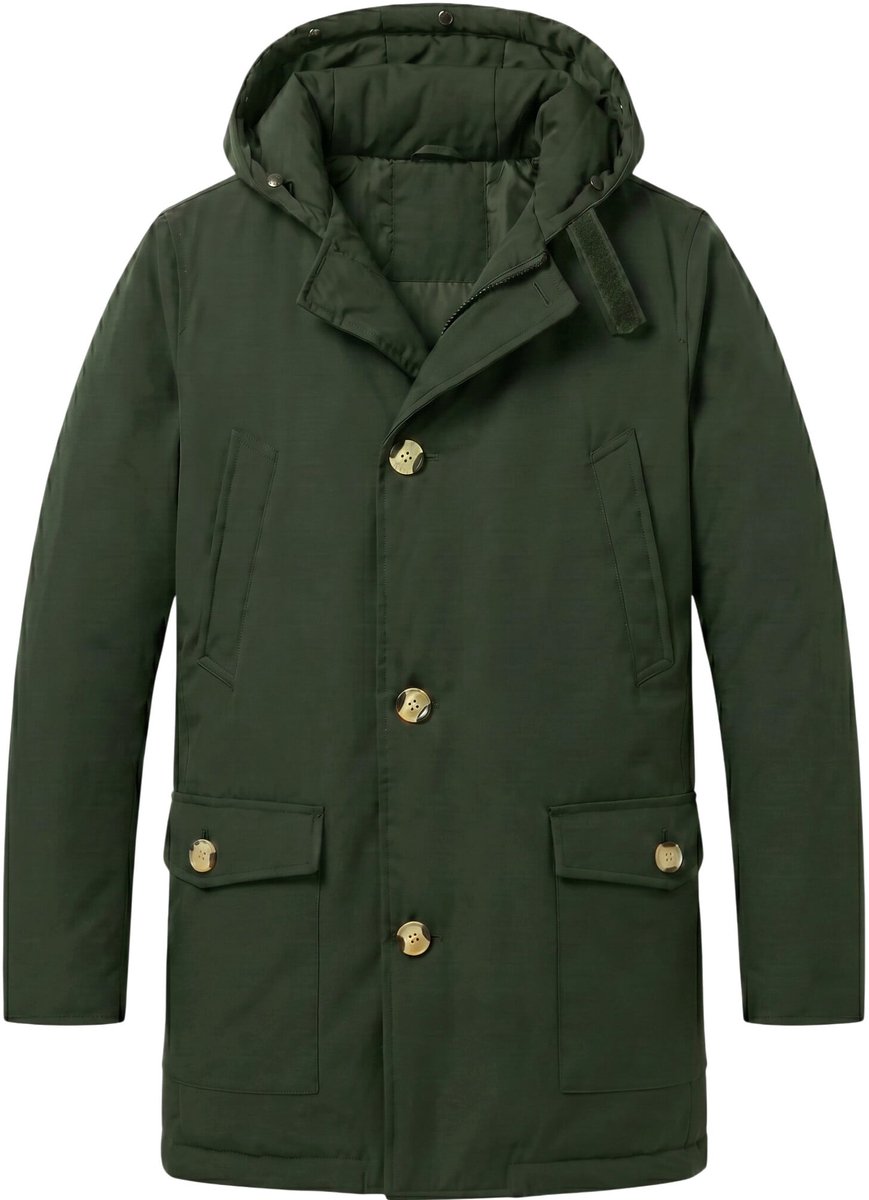 Parka Heren Winterjas - Heren Winterjas - LF7101 - Groen - Maat M