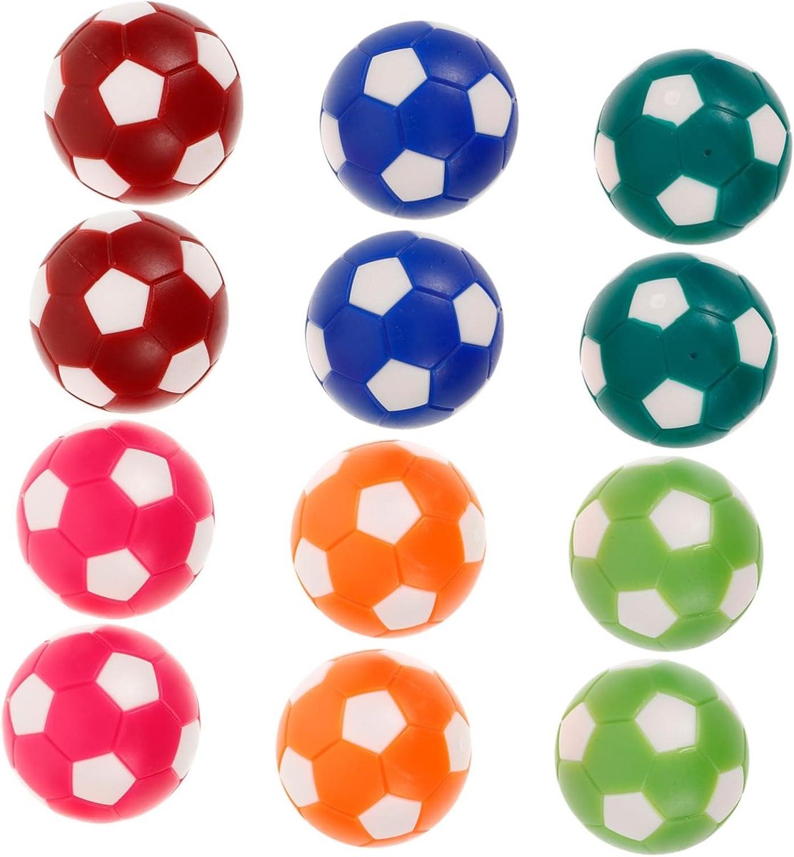 Tafelvoetbal Vervangingsballen - Mini Voetbalballen - Thuiswedstrijden Spelen - Compact Ontwerp - 36 cm - Diverse Kleuren