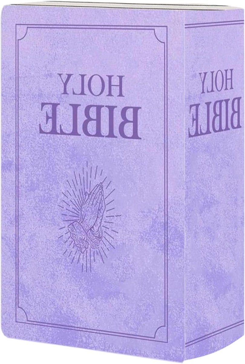 Bijbel Kussen - Boek Kussen Pluche Kussen - Lezen en Ontspannen - Openklapbaar Ontwerp