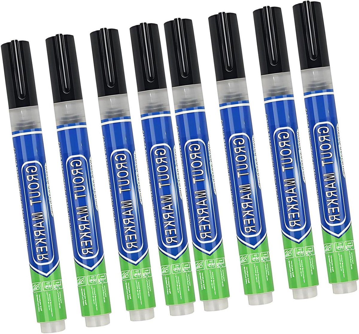 Tegelvoeg Pen - Voegmiddel Reparatie Pen - Tegels Opfrissen - Waterdicht en Vervaagt Niet - 14 cm - Zwart