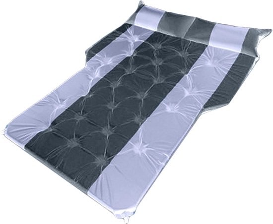 Automatisch Luchtbed - Slaapmat Auto - Kamperen en Reizen - Automatisch Opblazen - 180x132x5 cm - Blauw — afbeelding 3