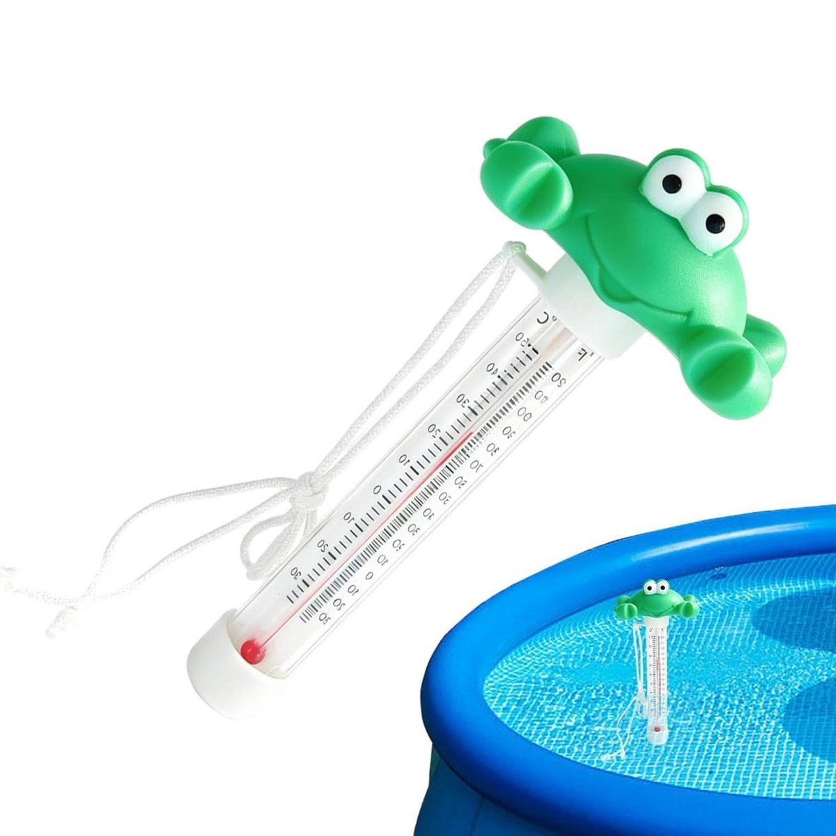 Zwembad Thermometer - Water Meet Instrument - Temperatuur Meten - Drijvend Cartoon Ontwerp - 19 Centimeter - Grote Krab