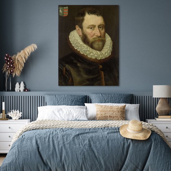 Affiche Jacob Bas Claesz - Peinture d'Adriaen Thomasz. - 90x120cm