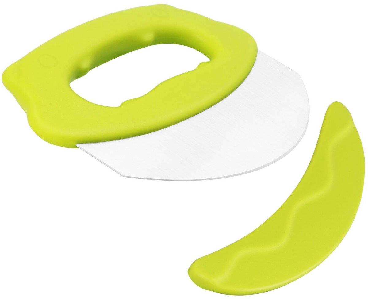 Pizzasnijders, roestvrij staal scherpe pizzasnijder voor piiza, taarten met comfortabele grip Hnadle, groen
