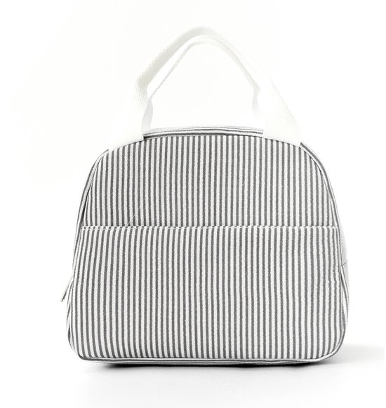 Lunchtas voor Dames en Kinderen - Isolerende Lunchtas voor Warm en Koud Eten - Compacte Handtas voor School en Werk - Schattig en Praktisch - Black — afbeelding 2