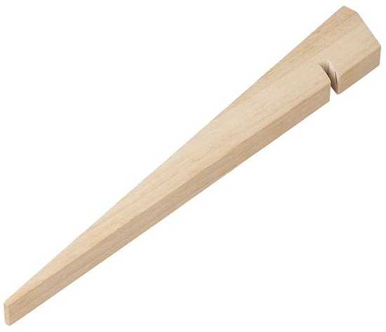 ProPlus Tentharing - 30 cm - Zandharing - Lichtgewicht - Stormharingen - Grondharing - Tentpennen - Tentverankering - voor Tenten - Hout - 4 stuks - Bruin van ProPlus — afbeelding 2