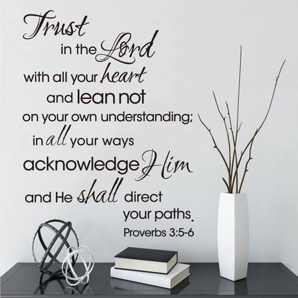 Store_7 - Runtoo Trust in the Lord muurstickers - Inspirerende