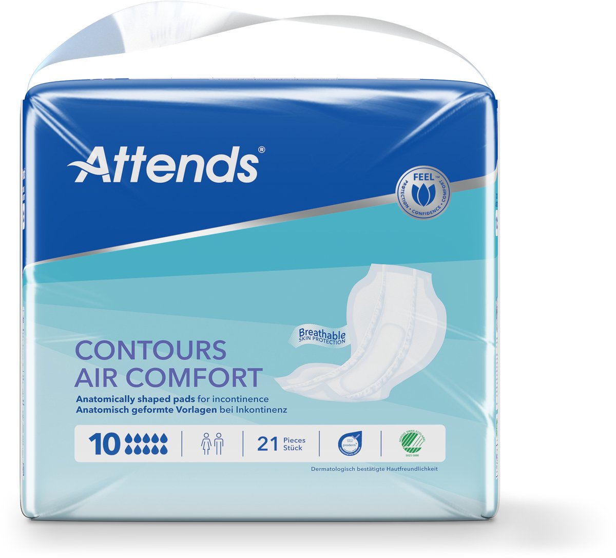 Attends Contours air comfort 10 21 Stuks
