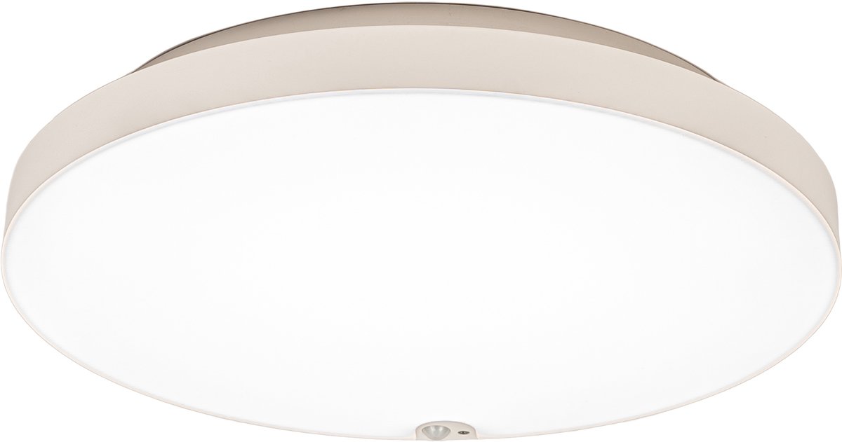 Lumidora Plafondlamp 75784 - Plafonniere - SMARTDISK - Ingebouwd LED - 24.0 Watt - 2280 Lumen - 5000 Kelvin - Wit - Kunststof - Buitenlamp - Badkamerlamp - IP54 - Met Sensor - ⌀ 33 cm