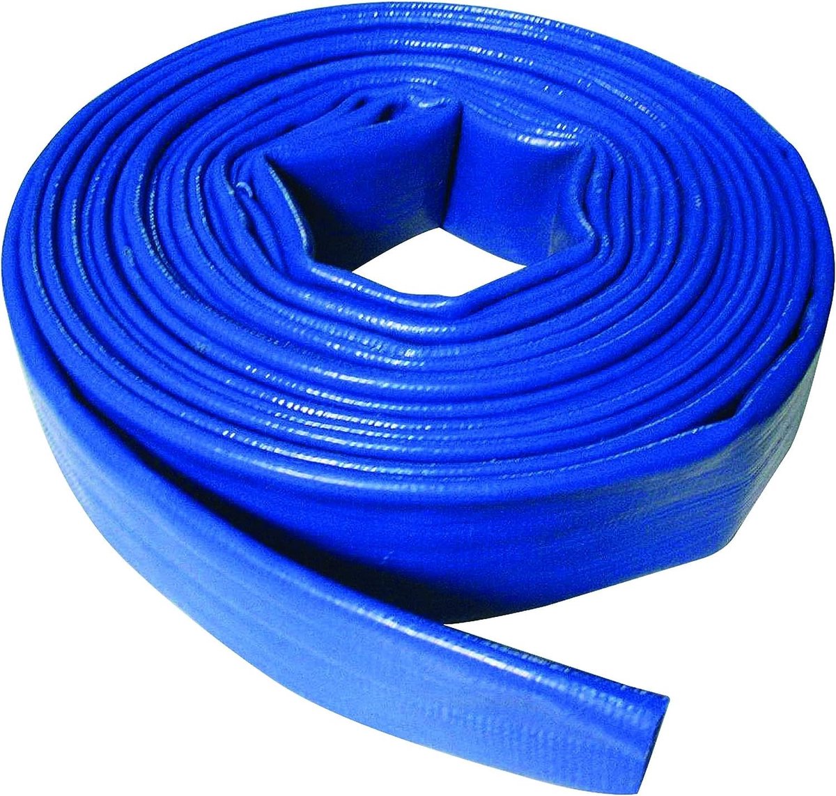 - Platte slang voor waterafvoer, 10 m x 50 mm