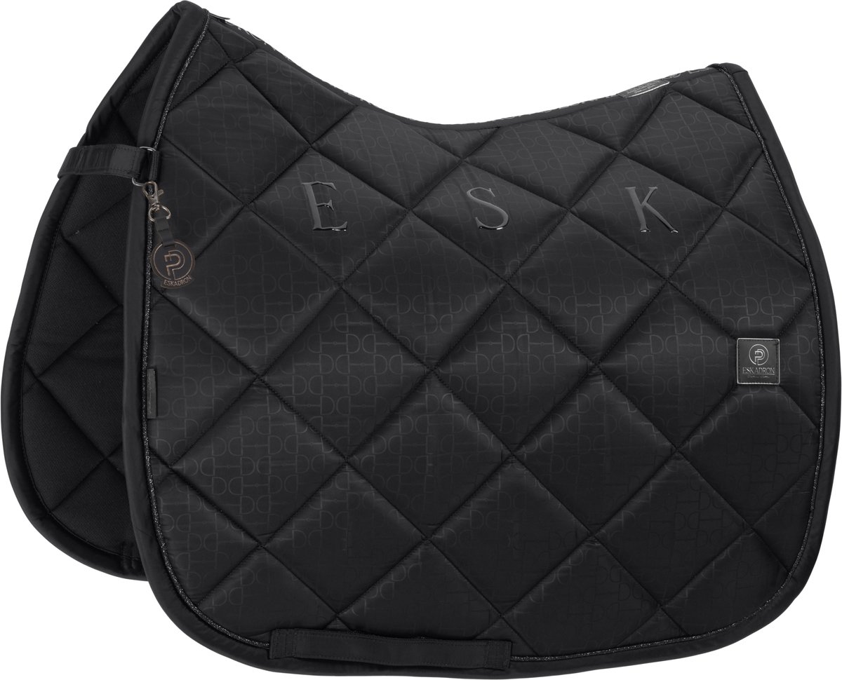 Eskadron SS25 Platinum Zadeldekje GLOSSY BIT Zwart VS