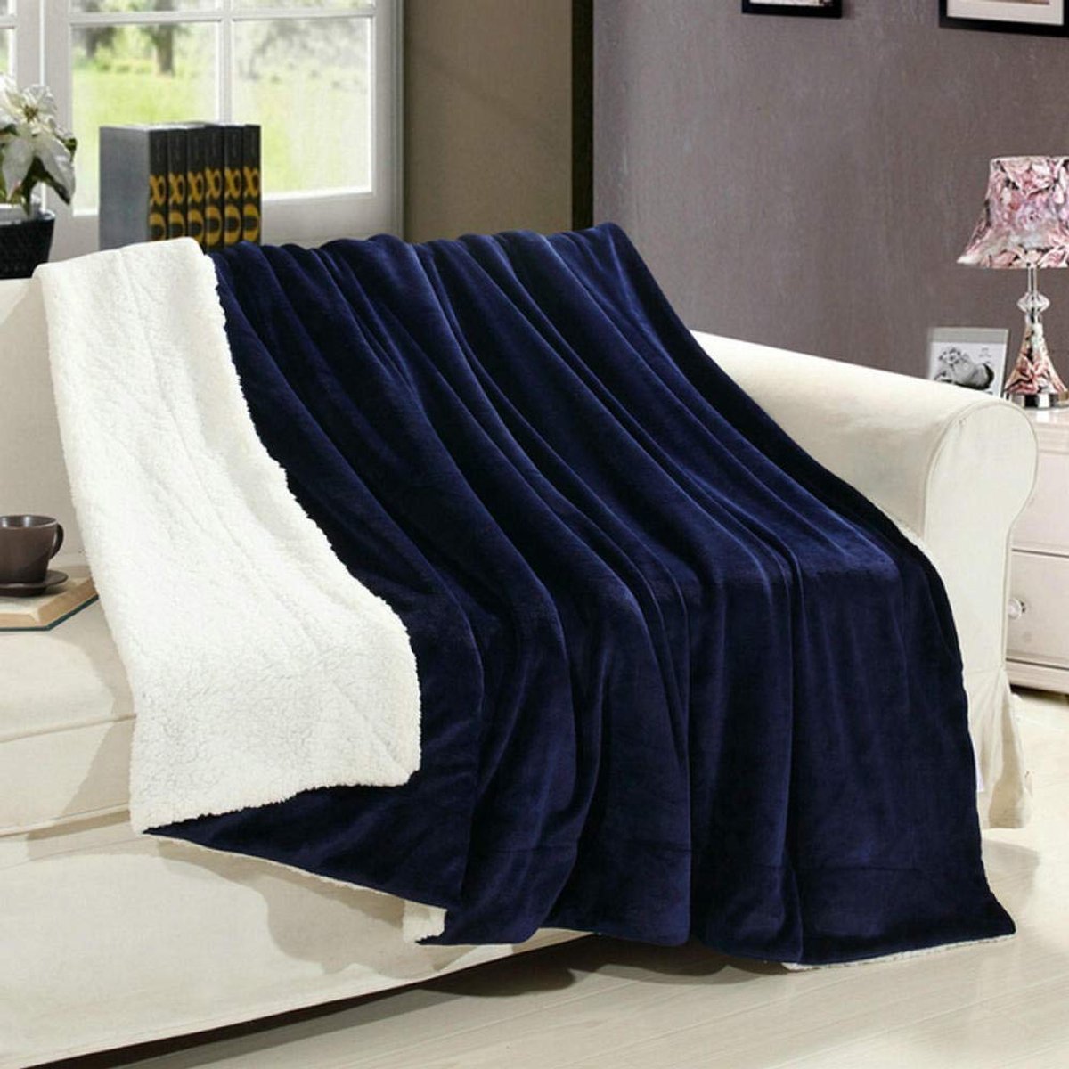 fleece werpdekens Reisformaat - Superzachte donzige warme stevige bedspreien voor bank Microfiber deken -1_120x200cm