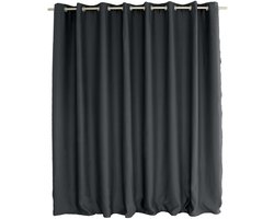 Verduisterende Gordijnstof - Blackout Raamfolie - Slaapkamer Verduisteren - Lichtdicht Polyester - 300 x 240 cm - Donkergrijs