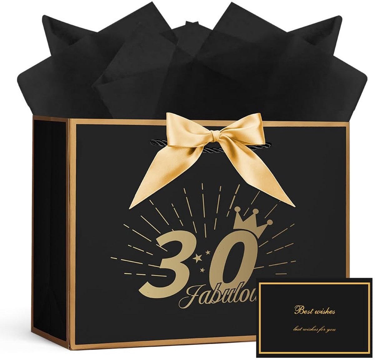 Dailygoods - Papieren Cadeauzakken met Handvat - Compleet Cadeauset voor Feesten