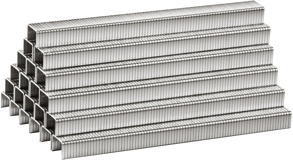 Roestvrijstalen T50 nietjes 11-8 mm en 140/8 mm - 1.512 stuks voor diverse toepassingen