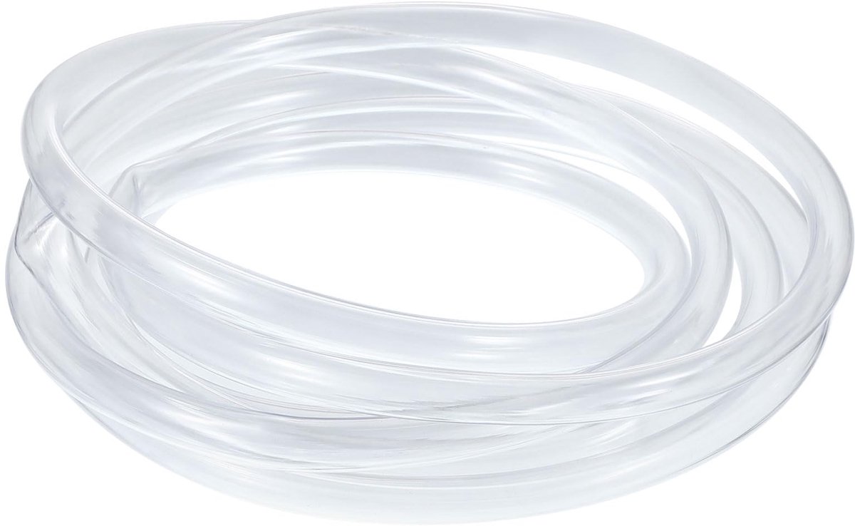 PVC slang 3/8" ID x 4/9" OD (10 mm x 12 mm) 5 Ft / 1,5 meter, flexibele heldere vinyl slang waterslang buis voor omgekeerde osmose systemen waterfilters, helder