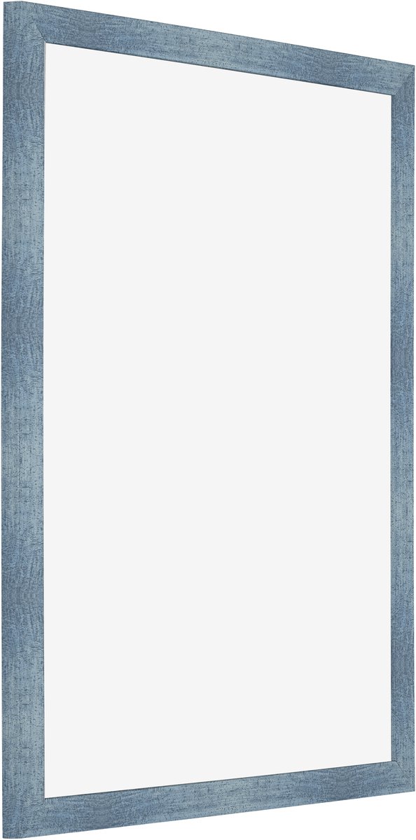 Fotolijst 40x45 cm - MDF - Helder Blauw Geveegd - Benno