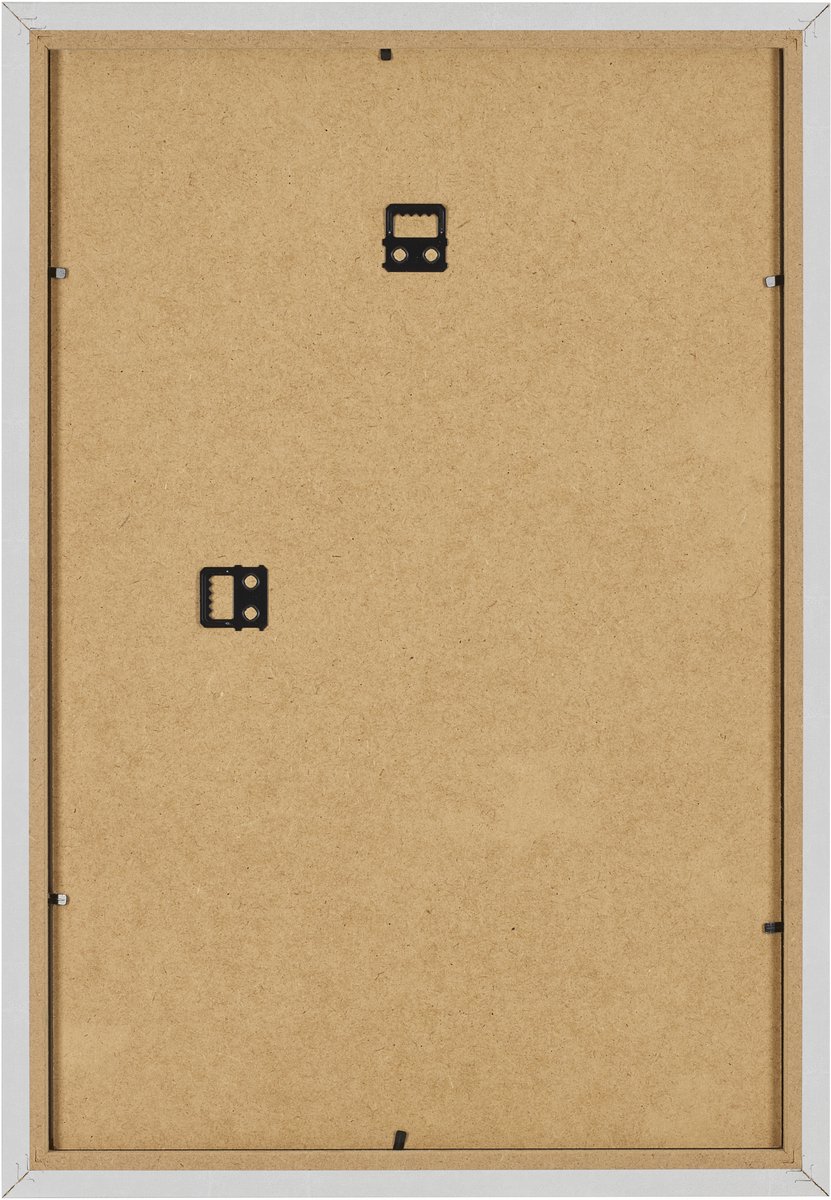 Fotolijst 50x75 cm - MDF - Zilver Glanzend Vintage - Benno