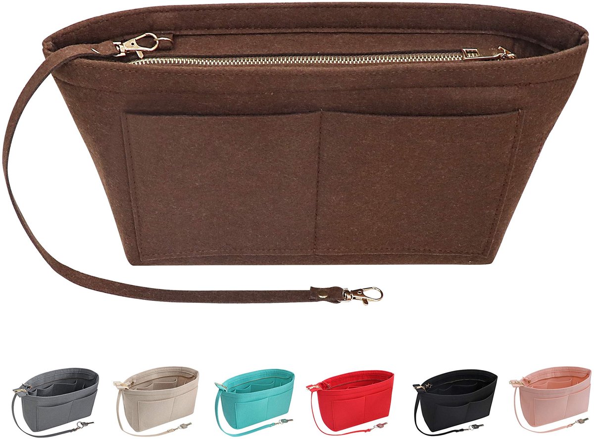 Dailygoods- Handtasorganisator - Vilten Tasorganizer - Meervoudige Vakken - Draagtas in Draagtas - Organizer voor Vrouwen - Lichtgewicht en Praktisch