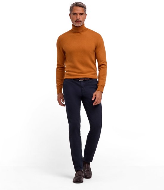 FALKE Luxury Classic Rollneck hoge kwaliteit elegant kasjmier coltrui heren bruin - maat M