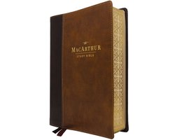 Nasb, MacArthur Study Bible, Brown Leathersoft, 1995 Text, Comfort Print, Limited Edition: Unleashing God's Truth One Verse at a Time (Holy Bible, New