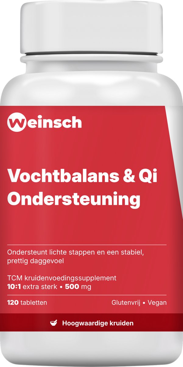 Weinsch Vochtbalans & Qi Ondersteuning (Fang Ji Huang Qi Pian) | 10:1 extra sterk | 500mg | 120 tabletten