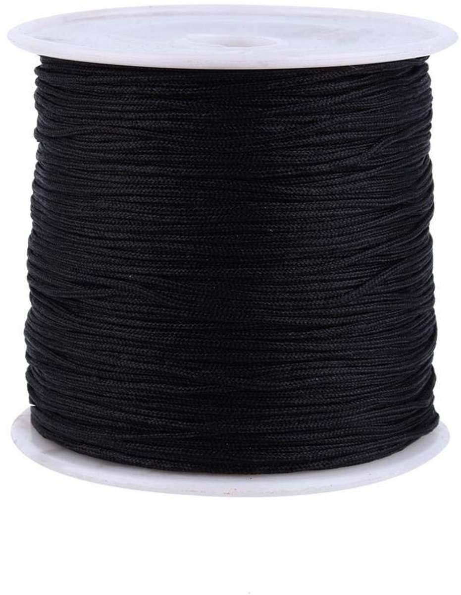 Dailygoods- Knotensnoer 100m - Nylon Dikte 0,8mm - Sieradenproductie - Macrame - Parelborduurwerk - Handgemaakt Knutselen - Sieradenkoord