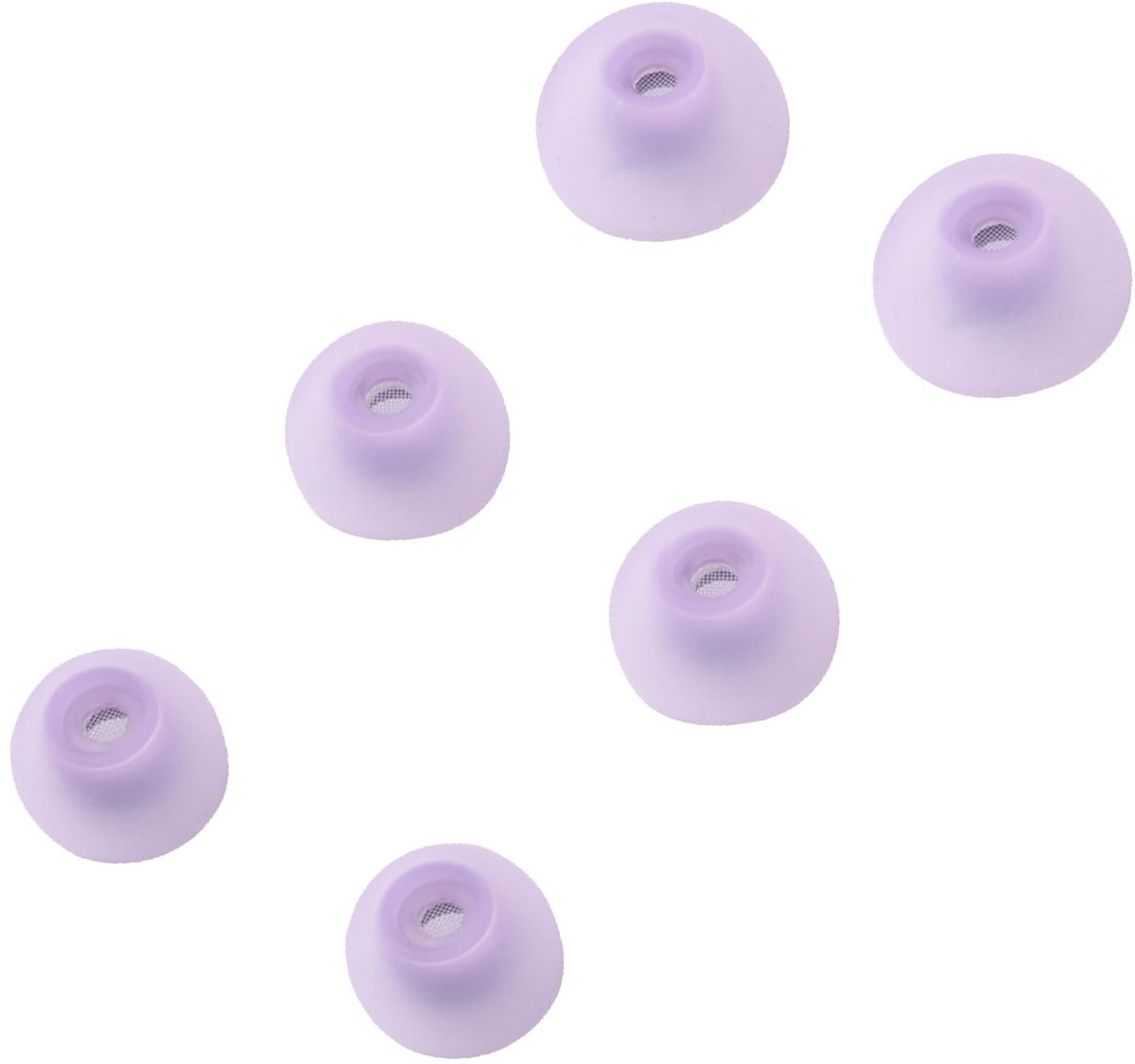 Dailygoods - Siliconen Oordopjes - Vervangende Kussens - 3 Maten - Licht Taro-Lila - Comfortabel - Geschikt voor Samsung Galaxy Buds 2 R177