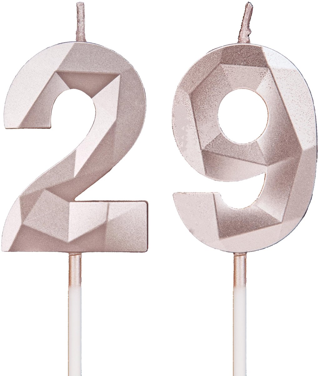 29e verjaardagskaarsen verjaardagskaarsen voor taarten verjaardag decoratie verjaardag, kaarsen cijfers verjaardag gelukkig, verjaardagstaart topper voor feesten bruiloften bedrijf jubilea
