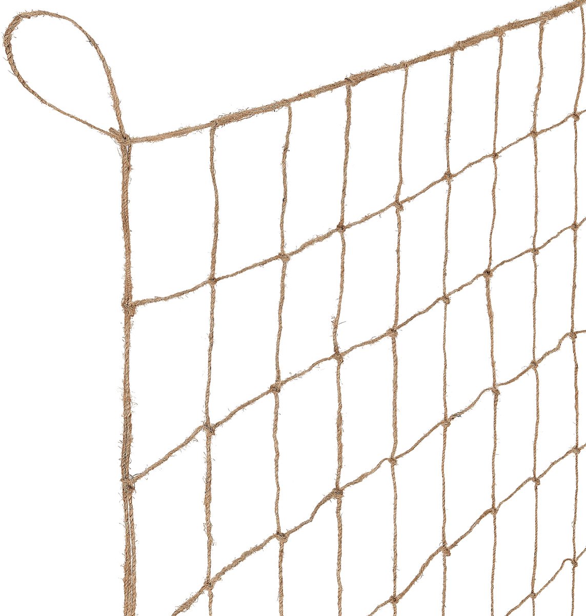 Jute Ranknet Duurzaam 100% Biologisch Afbreekbaar - Met Grote Maaswijdte voor Komkommers, Tomaten en Andere Groenteplanten - Rankhulp voor Klimplanten (2m x 7.5m)