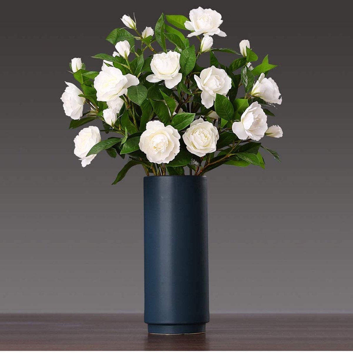 Eenvoudig Duidelijk Color High Temperature decoratieve textuur Process Small Boeketten Ceramic Flower bloem vaas (Size : Large)
