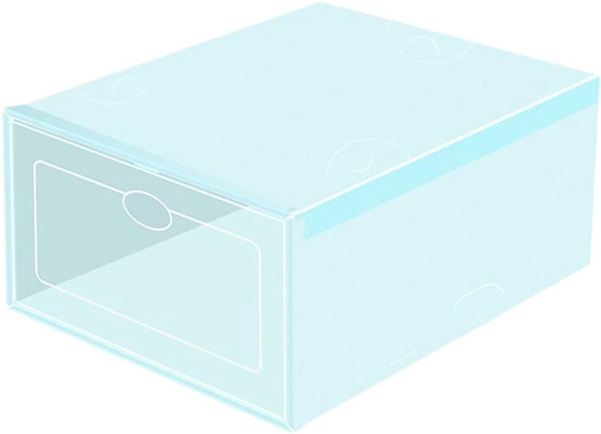 schoenenrek, intrekbare opbergorganisator, schoenendoos opbergsysteem, schoenenkast, kast garderobe, schoenenaccessoires (Color : Blue, Size : 3pcs)