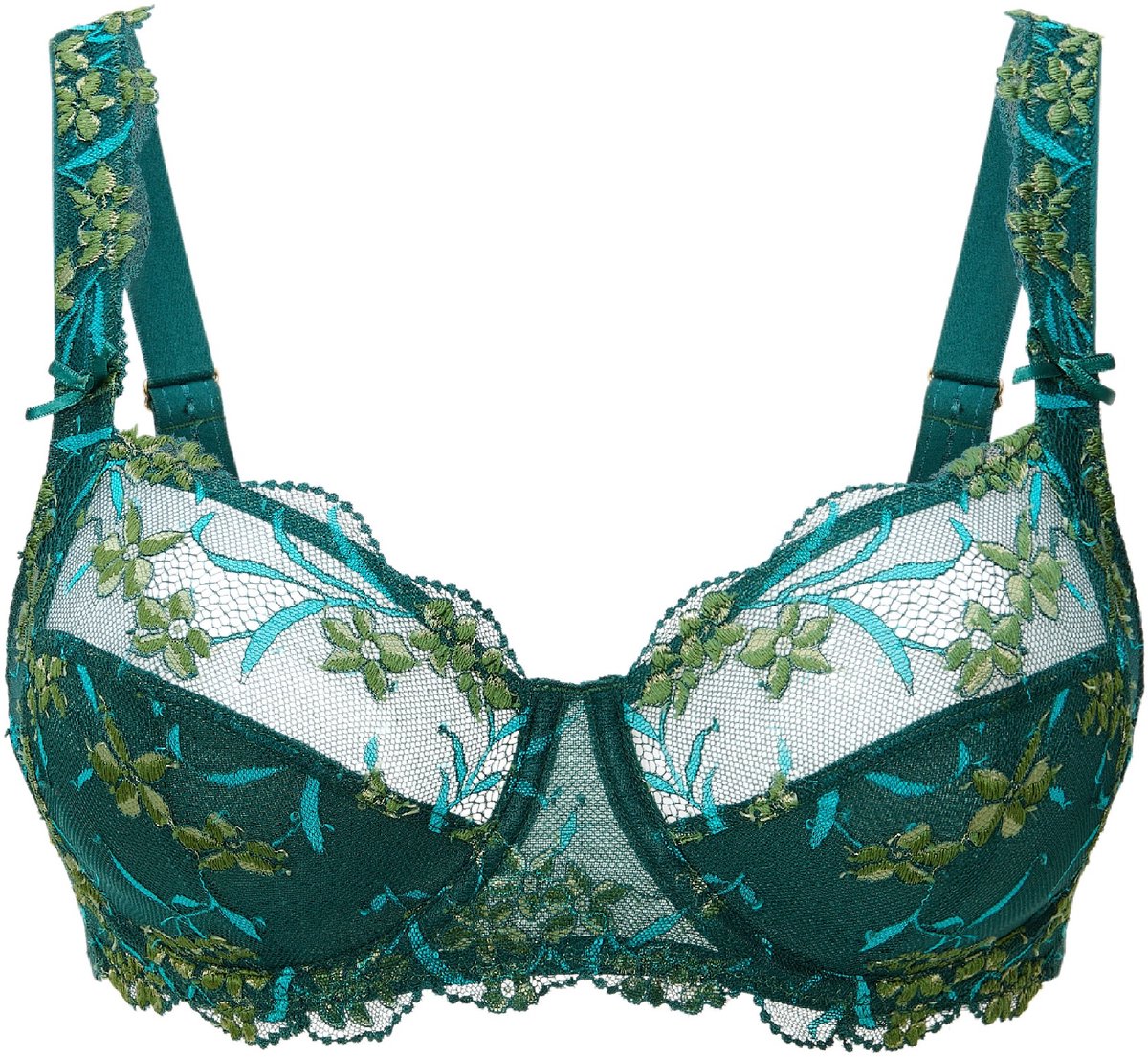 LingaDore Beugel BH - Plus Size Pine green