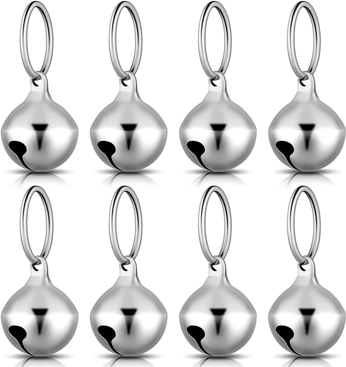 Dailygoods- Halsbandbellen 8 Stuks - Koper - Huisdier Tracker - Speelgoed - Decoratie - Duurzaam Materiaal - Huisdierbel