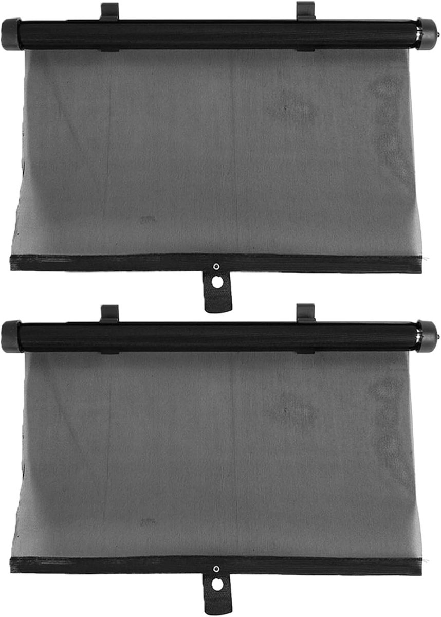Paar Opvouwbaar Voertuig Auto Raam Roller Sun Shade Protector 45x40cm