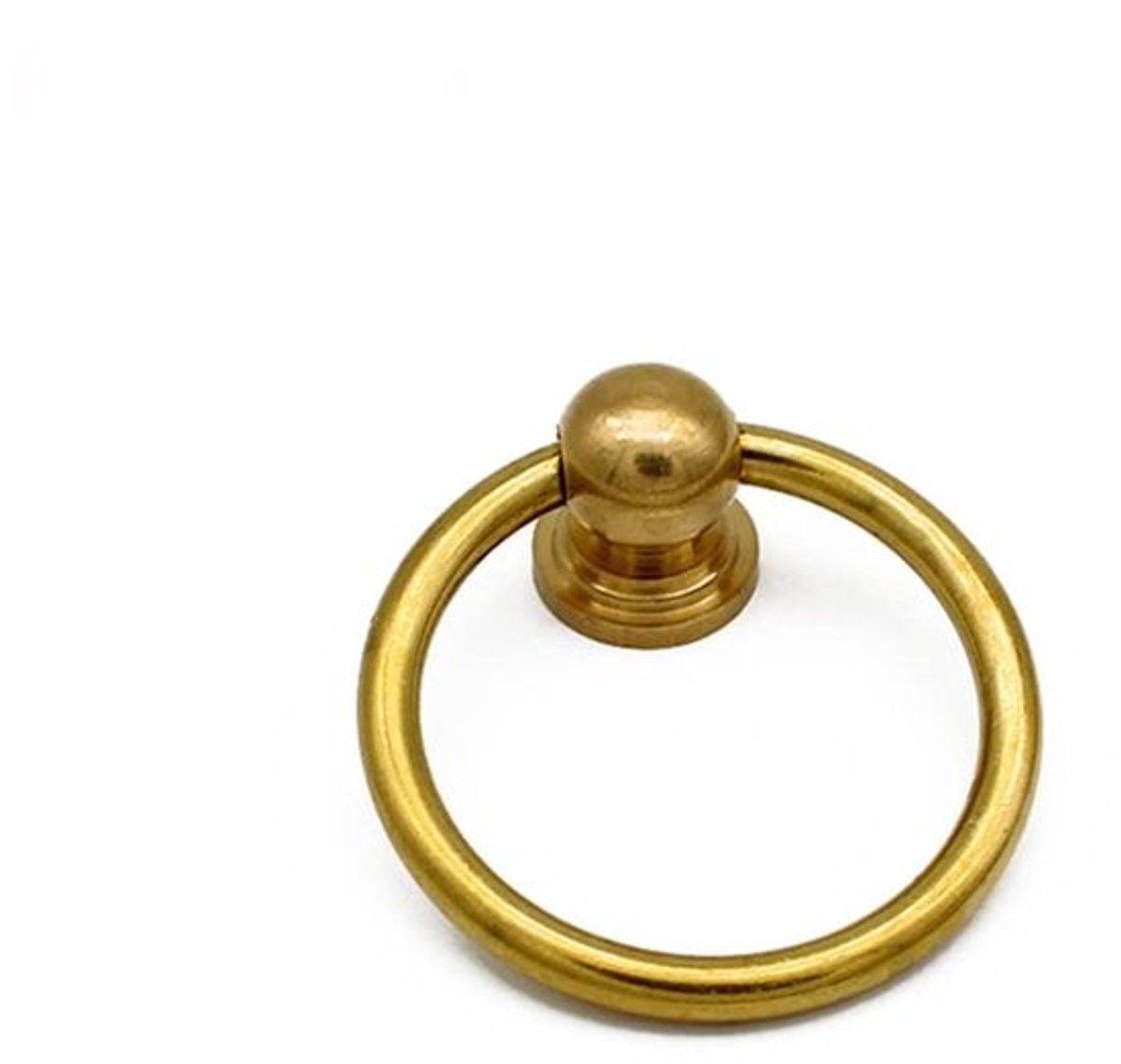 Dailygoods - Ronde ring kast deurknop - Koper - Duurzaam