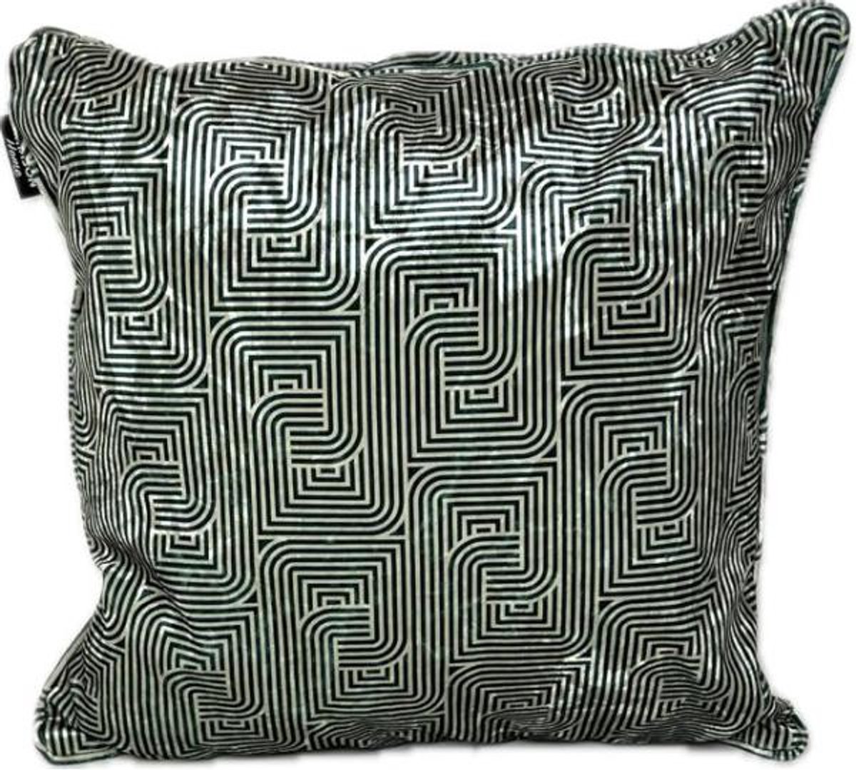 Madison sierkussen 45x45 cm Maze green Groen