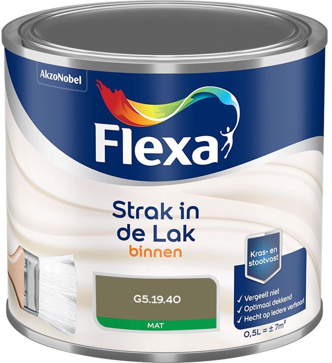 Flexa - Strak In De Lak Binnenlak Mat - G5.19.40 - Mengverf - 500 Ml