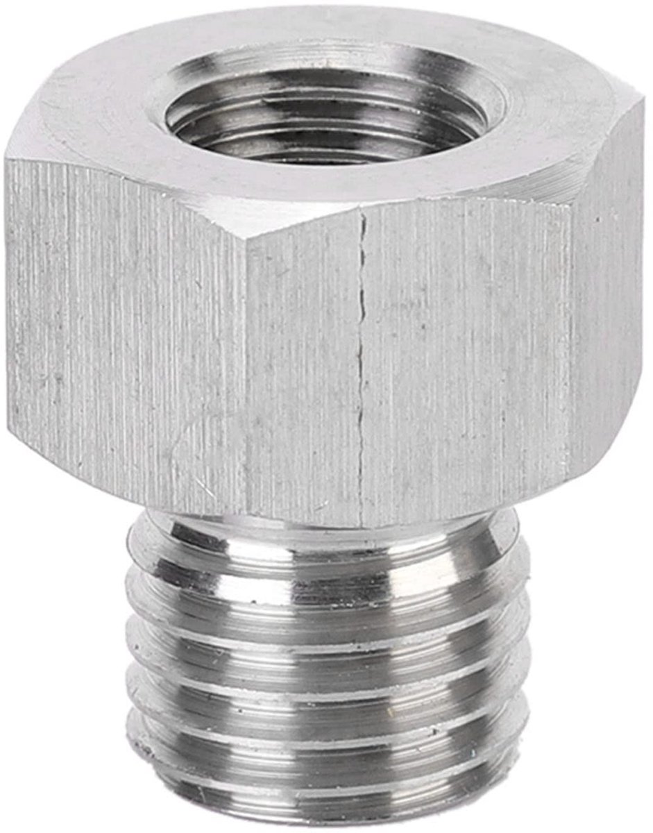 Dailygoods - Fitting Adapter 1/8 Inch Vrouwelijk Naar Metrisch M12X1.5 Mannelijk - Voor Auto En Industriële Toepassingen - Hoogwaardige Kwaliteit -...