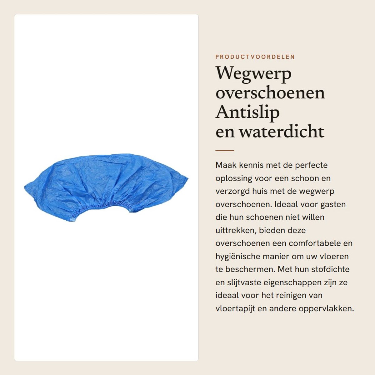 Dailygoods- Wegwerp Overschoenen 50 Paar - Waterdicht - Antislip - Stofdicht - Slijtvaste - Voor Vloertapijt Reiniging - Schoenovertrekken