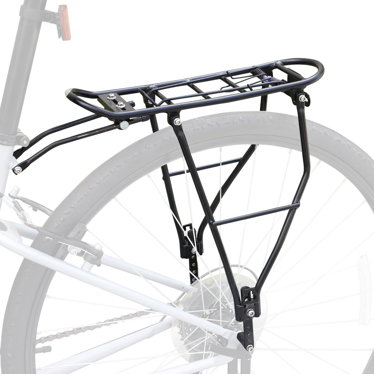 Dailygoods- Fietsbagagedrager Verstelbaar - Bagagedrager Fiets - Dakdragers - Bagagedrager Kussen - Bagagedrager Verbreder - Lichtgewicht Ontwerp voor 26”-29”/700c Racefietsen