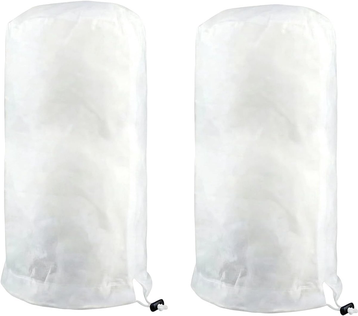 Winterbescherming voor Buitenplanten, 80 x 100 cm, Set van 2, Beschermhoezen tegen Vorst, Ideaal voor Potplanten en Bomen, Herbruikbaar en Weerbestendig