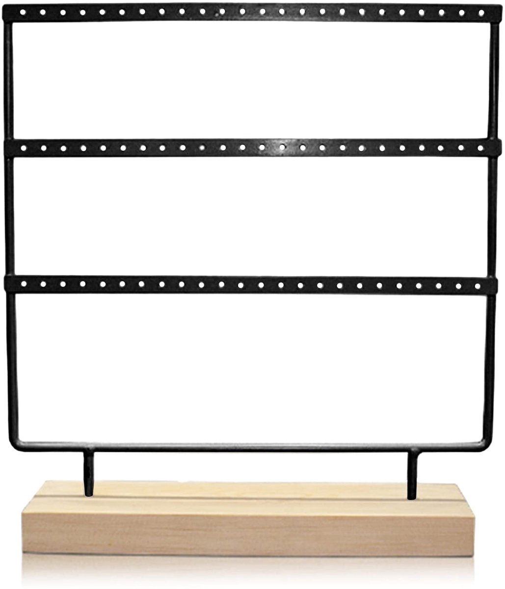 3-laagse Sieradenstandaard - Elegant Design - Zwart