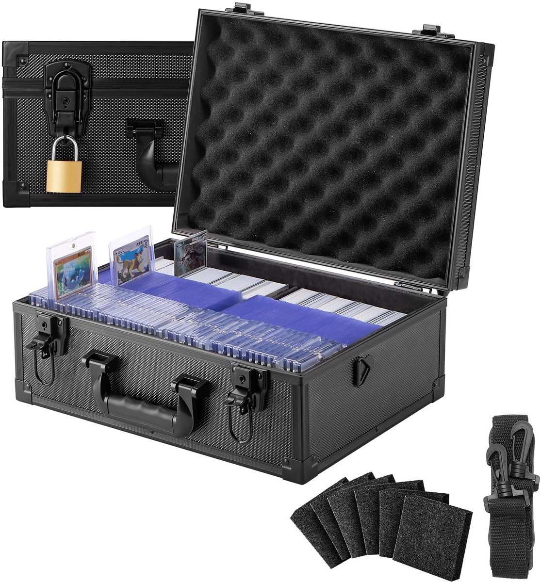 Toploader Storage Box - Lockable en waterproof - Geschikt voor 600 kaarten