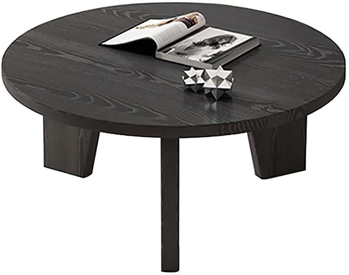 Houten Bijzettafel - Multifunctioneel en rond - 70 x 40 cm