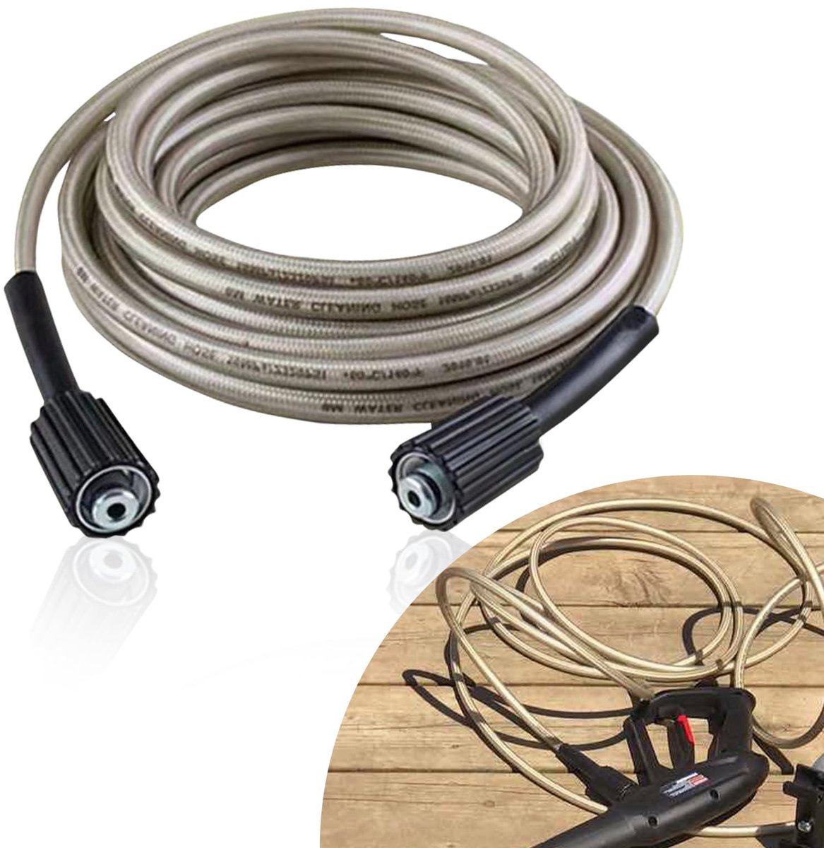 Hogedrukslang voor Hogedrukreiniger - 5800, 1/4" x 25FT