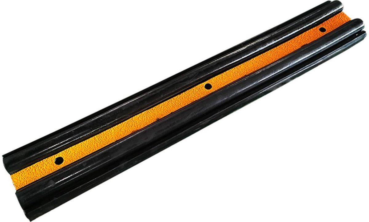 Rubberen Hoekbeschermer - Botsingsbestendig - Zwart-geel